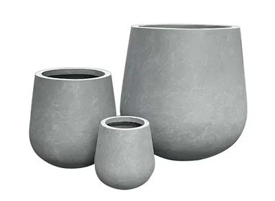Fiberglass Tapered Square Planter Box