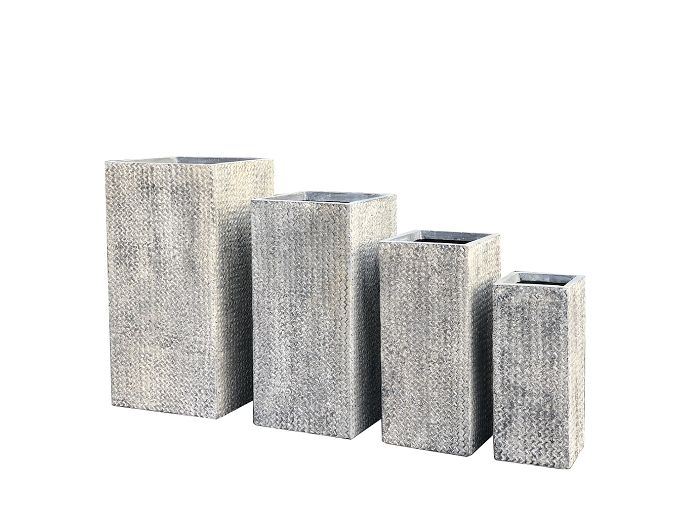 Fiberstone High Cube Wave Planter Box