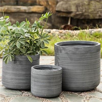 Fiberglass Planters Round