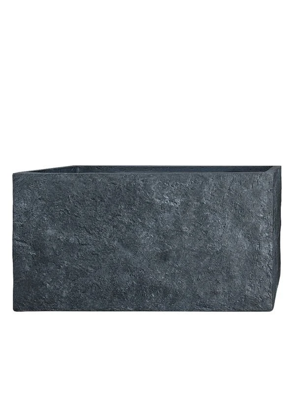 Stone Textured Fibreglass Rectangle Pot Planter Sets Of 3